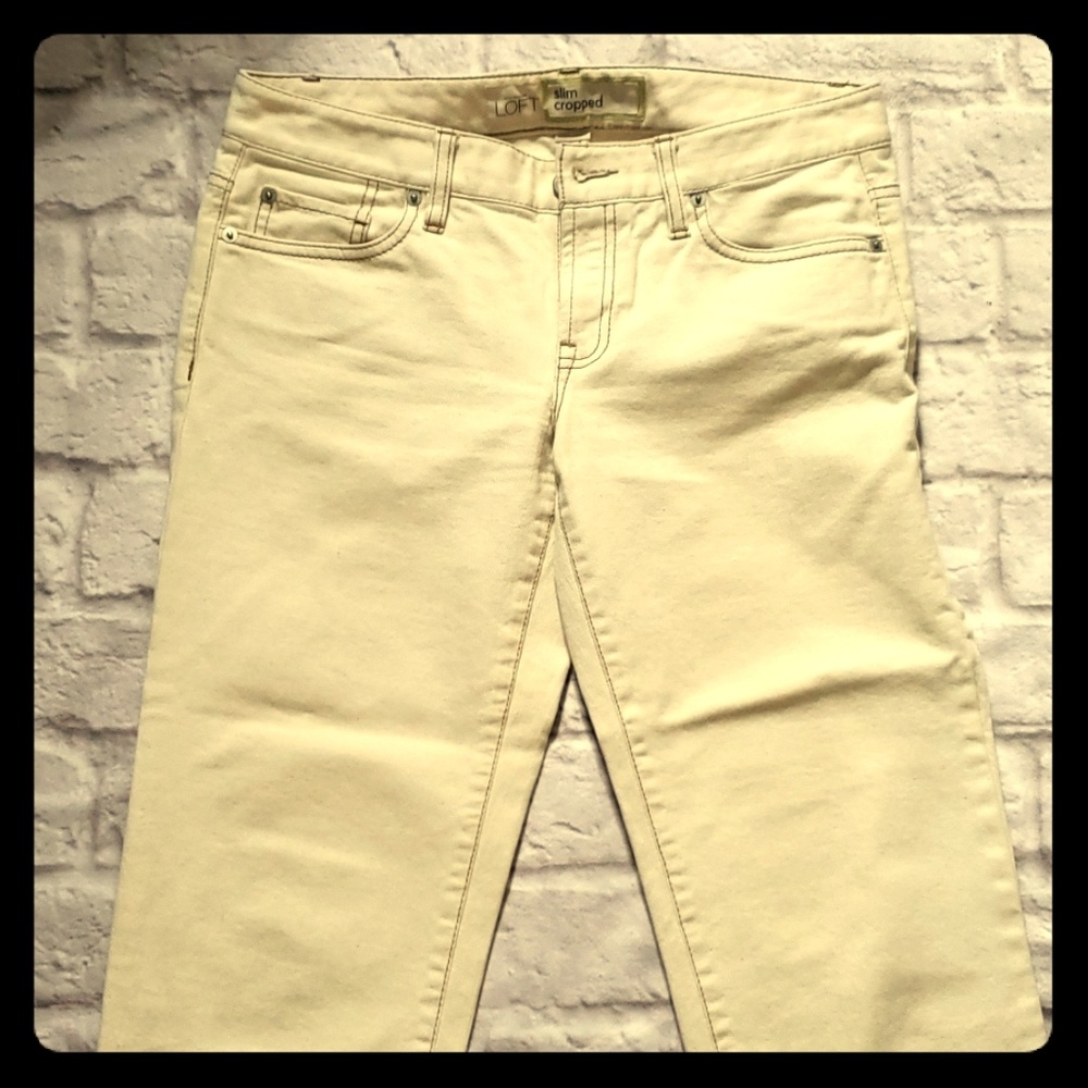 Ann Taylor Loft Cropped Jeans